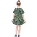 Leaves Closeup Background Photo1 Kids  Smock Dress View2