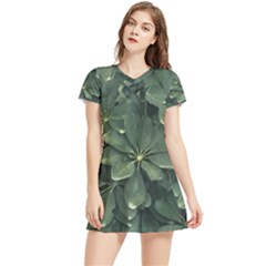 Leaves Closeup Background Photo1 Women s Sports Skirt by dflcprintsclothing