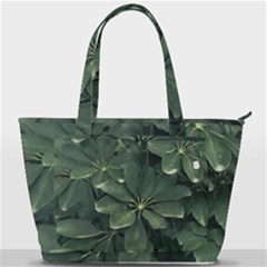 Leaves Closeup Background Photo1 Back Pocket Shoulder Bag  by dflcprintsclothing