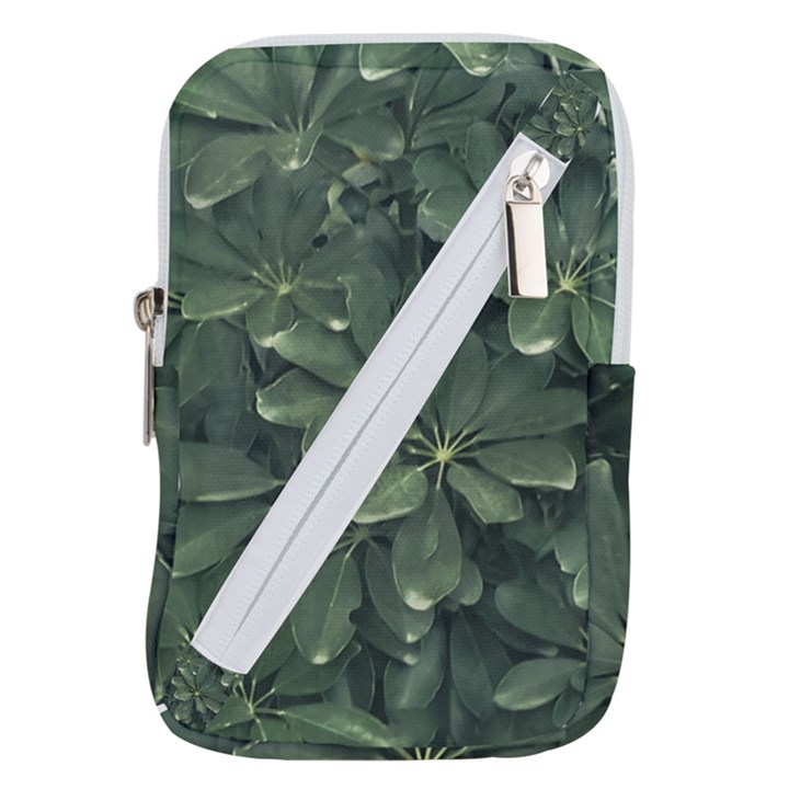 Leaves Closeup Background Photo1 Belt Pouch Bag (Large)