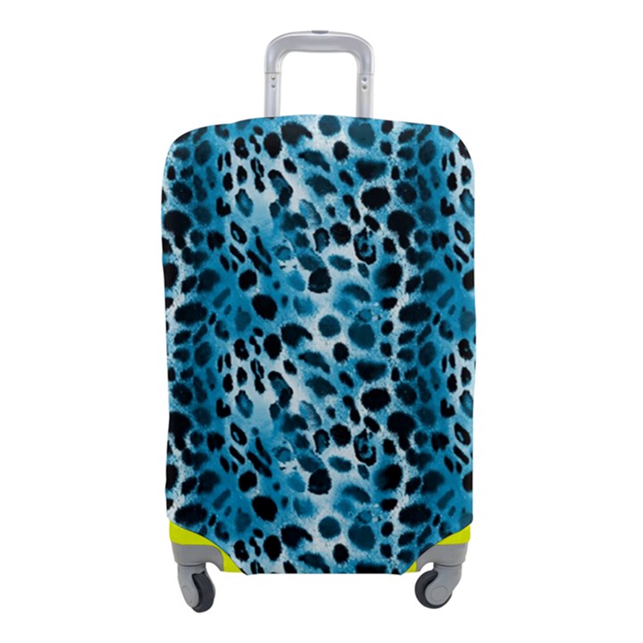 Blue Leopard Luggage Cover (Small)