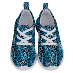 Blue Leopard Running Shoes by DinkovaArt