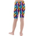 Rainbow Leopard 2 Kids  Mid Length Swim Shorts View2