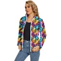 Rainbow Leopard 2 Women s Puffer Bubble Jacket Coat View2