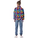 Rainbow Leopard 2 Kids  Half Zip Hoodie View2