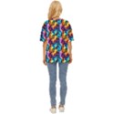 Rainbow Leopard 2 Oversized Basic Tee View4