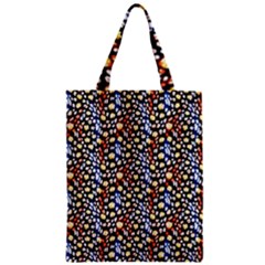 Colorful Leopard Zipper Classic Tote Bag by DinkovaArt