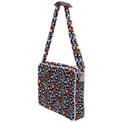 Colorful Leopard Cross Body Office Bag by DinkovaArt