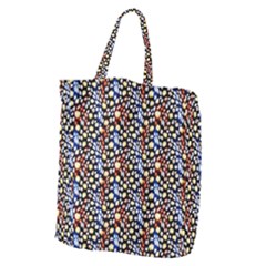 Colorful Leopard Giant Grocery Tote by DinkovaArt