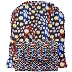 Colorful Leopard Giant Full Print Backpack by DinkovaArt