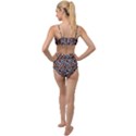 Colorful Leopard Tied Up Two Piece Swimsuit View2