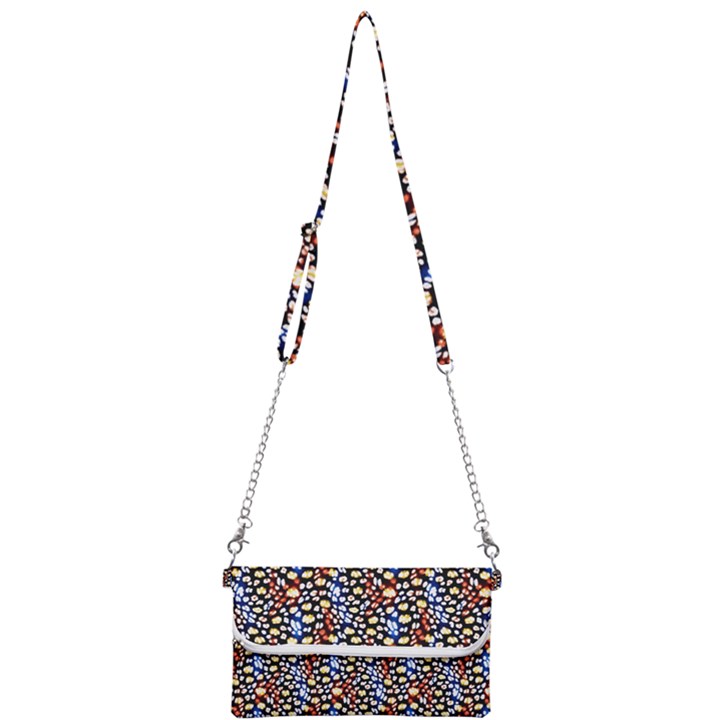 Colorful Leopard Mini Crossbody Handbag