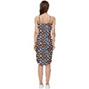 Colorful Leopard Wrap Frill Dress View4