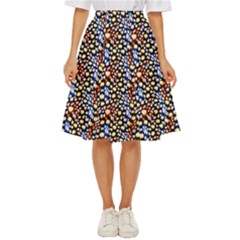 Colorful Leopard Classic Short Skirt by DinkovaArt