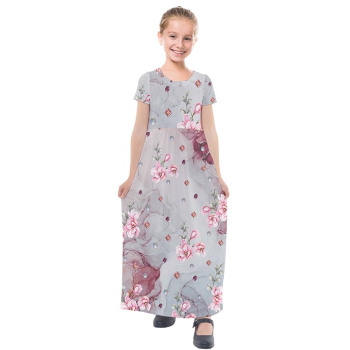 Precious moments  Kids  Short Sleeve Maxi Dress