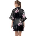 Queenie  Half Sleeve Satin Kimono  View2