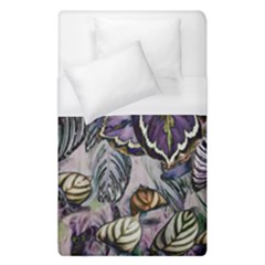 Dark Leaves Duvet Cover (single Size) by DinkovaArt