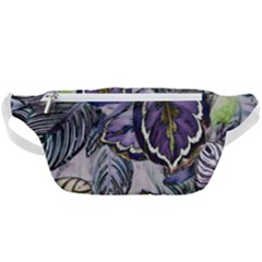 Dark Leaves Waist Bag  by DinkovaArt