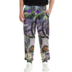 Dark Leaves Men s Elastic Waist Pants by DinkovaArt