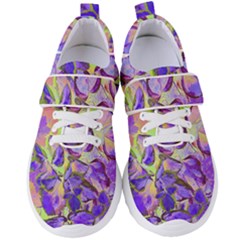 Purple Leaves Women s Velcro Strap Shoes by DinkovaArt