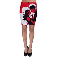 3 - Science Love And Art 2 - Science Love And Art Bodycon Skirt by LemonPear