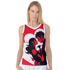 3 - Science Love And Art 2 - Science Love And Art Women s Basketball Tank Top by LemonPear