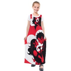 3 - Science Love And Art 2 - Science Love And Art Kids  Short Sleeve Maxi Dress by LemonPear