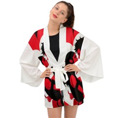 3 - Science Love And Art 2 - Science Love And Art Long Sleeve Kimono by LemonPear