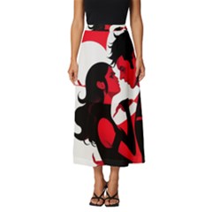 3 - Science Love And Art 2 - Science Love And Art Classic Midi Chiffon Skirt by LemonPear