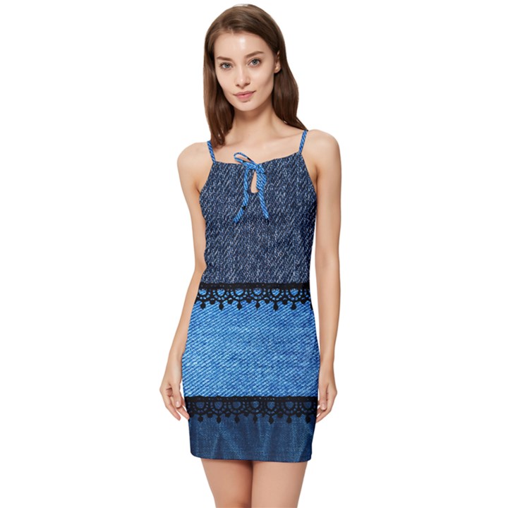 Betsy  Summer Tie Front Dress