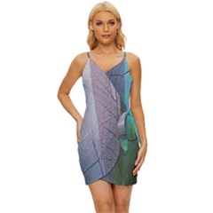 Abstract Pattern  Wrap Tie Front Dress by artworkshop