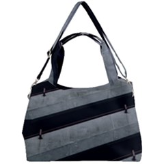 Pattern With A Cement Staircase Double Compartment Shoulder Bag by artworkshop