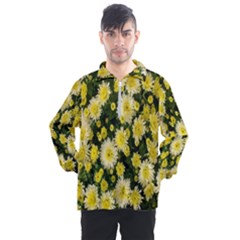 Autumn Background Closeup Flowers Men s Half Zip Pullover by artworkshop