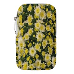 Autumn Background Closeup Flowers Waist Pouch (small)