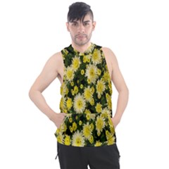 Autumn Background Closeup Flowers Men s Sleeveless Hoodie by artworkshop