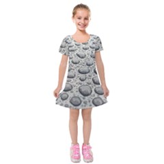 Bacteria Kids  Short Sleeve Velvet Dress by artworkshop