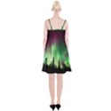 Aurora Borealis Northern Lights Nature Spaghetti Strap Velvet Dress View2