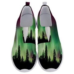 Aurora Borealis Northern Lights Nature No Lace Lightweight Shoes by Ravend