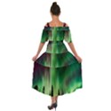 Aurora Borealis Northern Lights Nature Shoulder Straps Boho Maxi Dress  View2