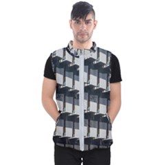 Balcony Pattern Men s Puffer Vest by artworkshop