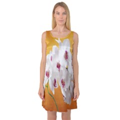 Boards Decoration Flower Flower Room Sleeveless Satin Nightdress by artworkshop