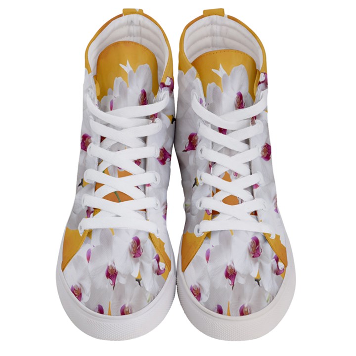 Boards Decoration Flower Flower Room Men s Hi-Top Skate Sneakers