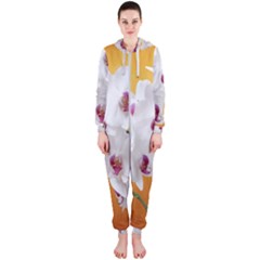 Boards Decoration Flower Flower Room Hooded Jumpsuit (ladies)