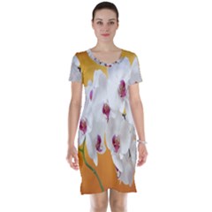 Boards Decoration Flower Flower Room Short Sleeve Nightdress