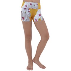 Boards Decoration Flower Flower Room Kids  Lightweight Velour Yoga Shorts