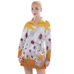 Boards Decoration Flower Flower Room Women s Long Sleeve Casual Dress by artworkshop