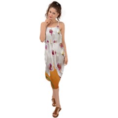 Boards Decoration Flower Flower Room Waist Tie Cover Up Chiffon Dress by artworkshop