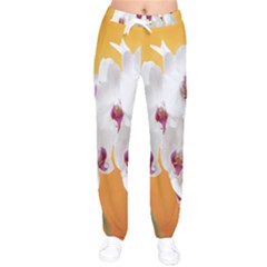 Boards Decoration Flower Flower Room Women Velvet Drawstring Pants