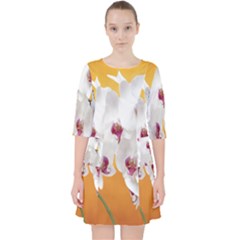 Boards Decoration Flower Flower Room Quarter Sleeve Pocket Dress by artworkshop