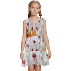 Boards Decoration Flower Flower Room Kids  Sleeveless Tiered Mini Dress by artworkshop